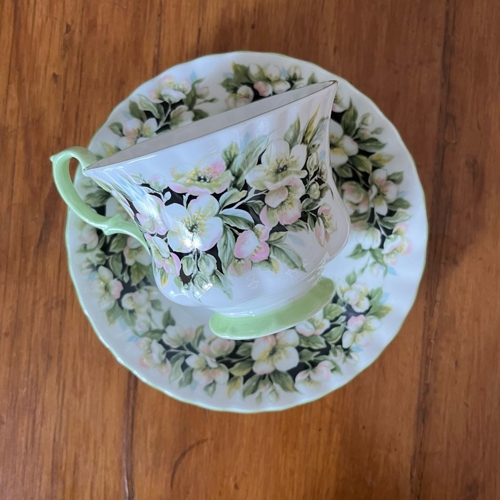 Royal Albert Fragrance Series Orange Blossom Tea Cup and Saucer